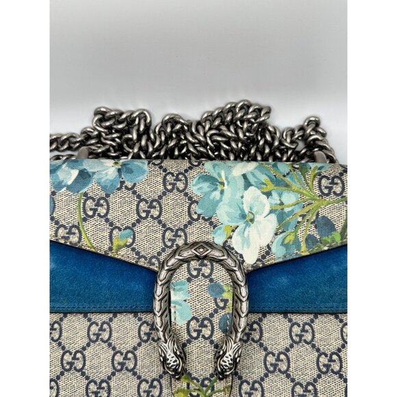 Gucci GG Dionysus Blooms Suede Mini‎ Chain Bag COA & Dustbag - Picture 3 of 16